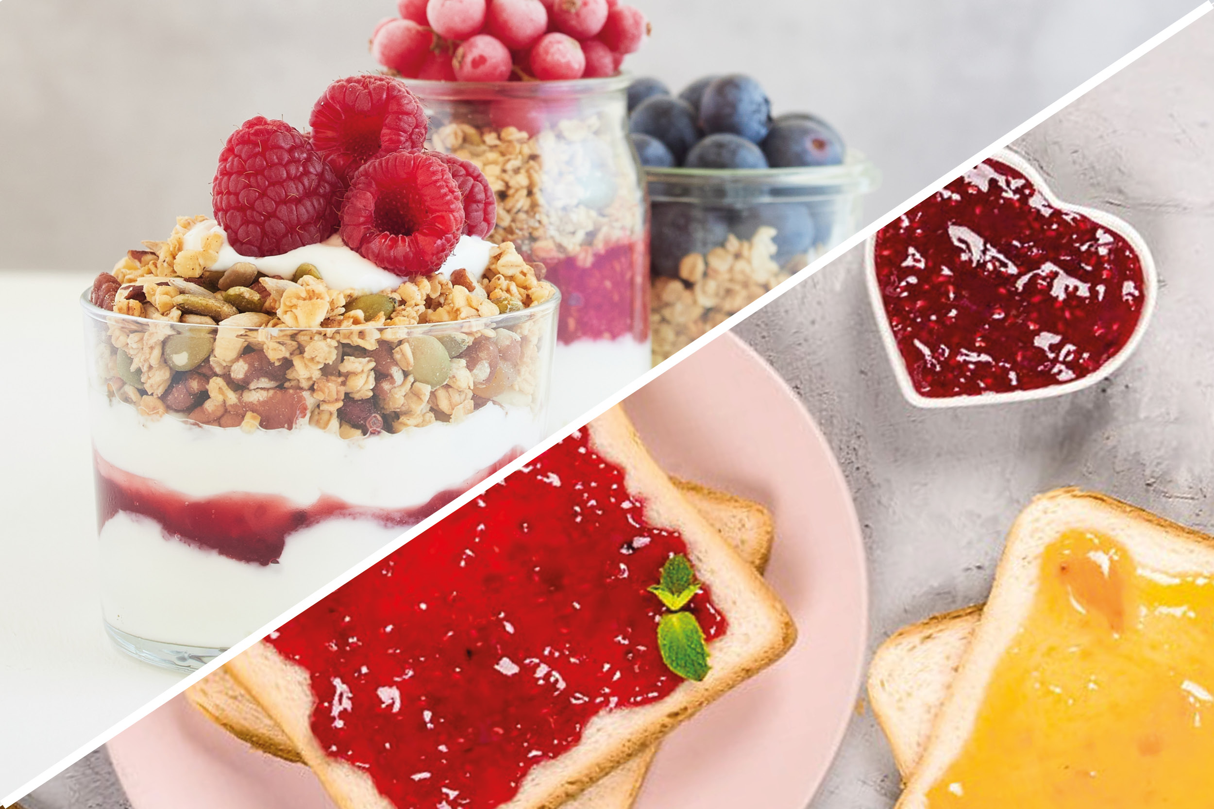 Fruit spread & fruit preparation “2 in 1”